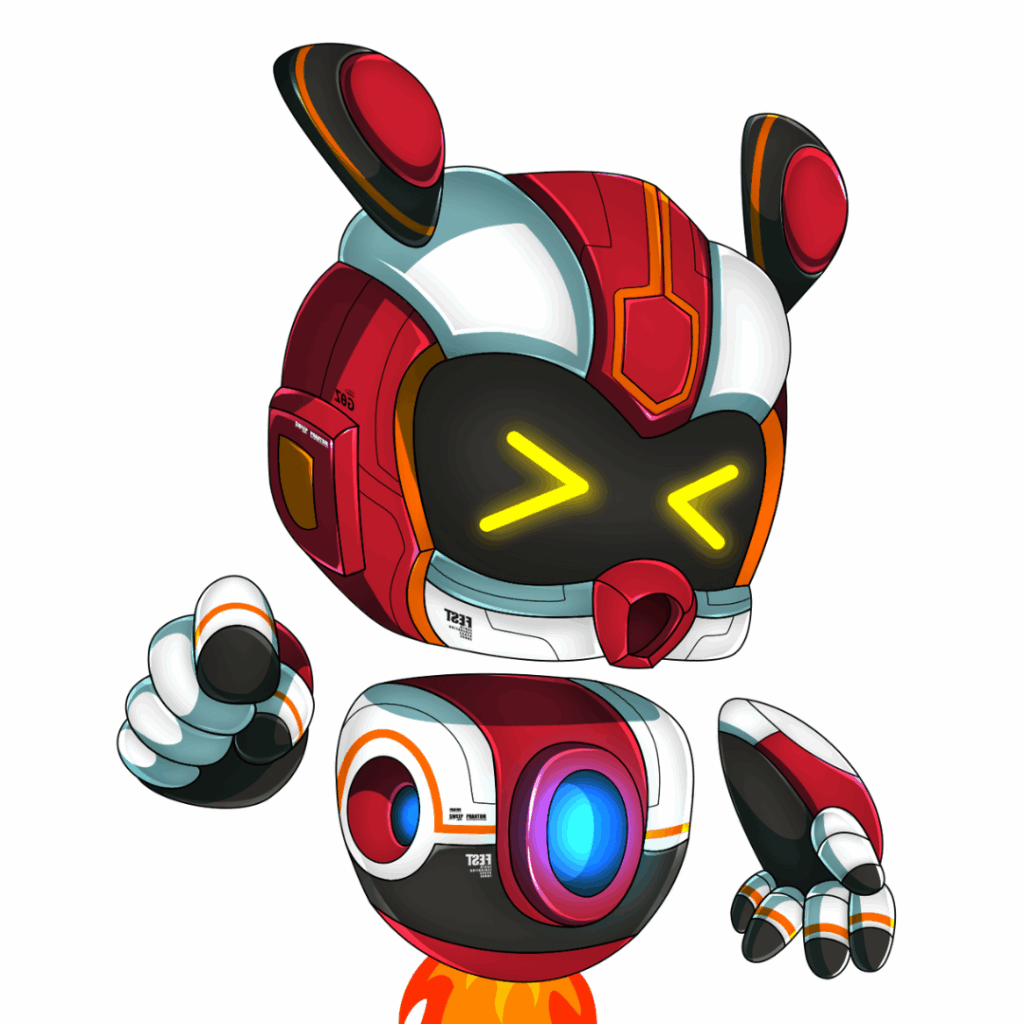 Solar in festival outfit, a mascot of Taiyou Con.