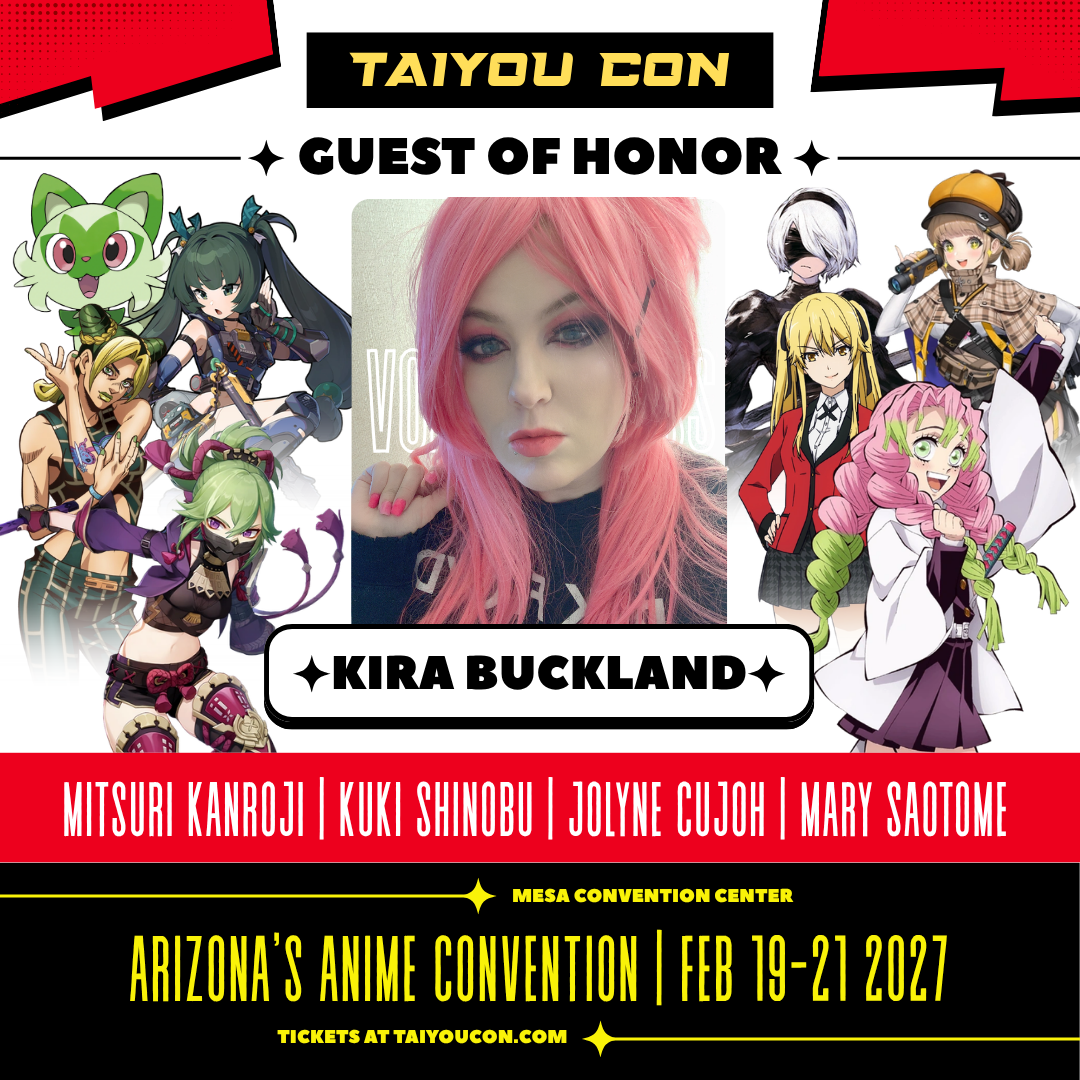 Kira Buckland is a voice actor who voices Mitsuri Kanroji in Demon Slayer, 2B in Nier Automata, and Jolyne Cujoh in Jojo's Bizarre Adventures anime series.